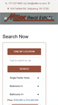 Mobile Screenshot of miller-re.com